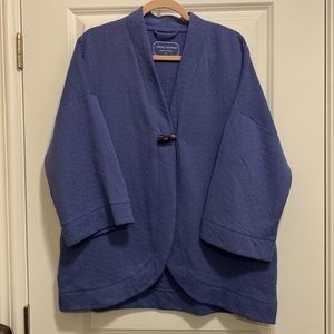 Size XL lightweight jacket in periwinkle blue